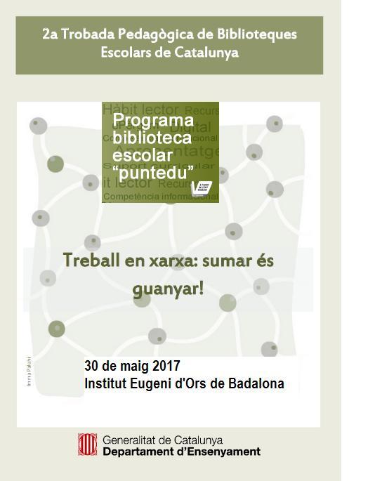 Programa Jornada Biblioteques Escolars Catalunya