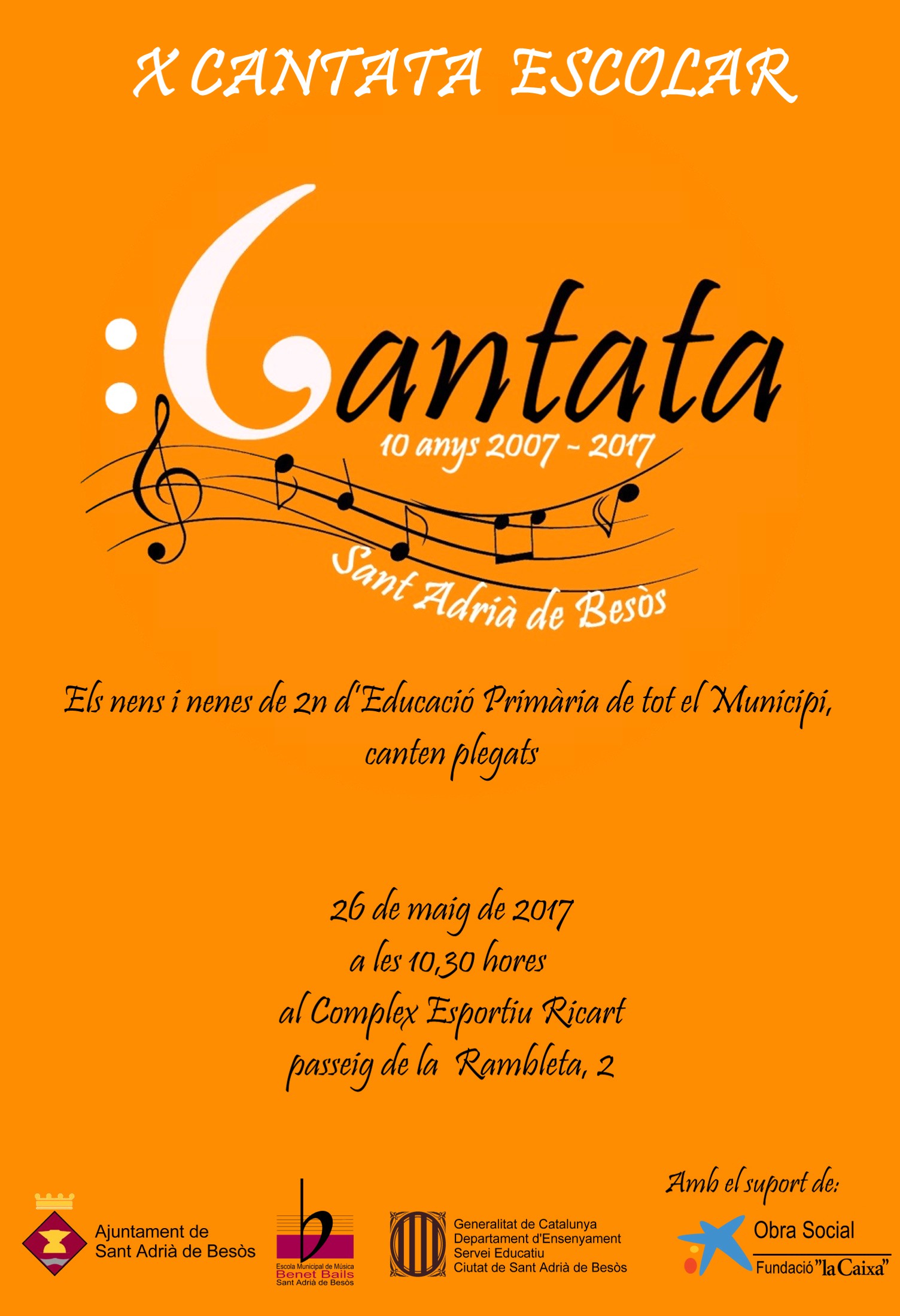 Poster cantata 2017