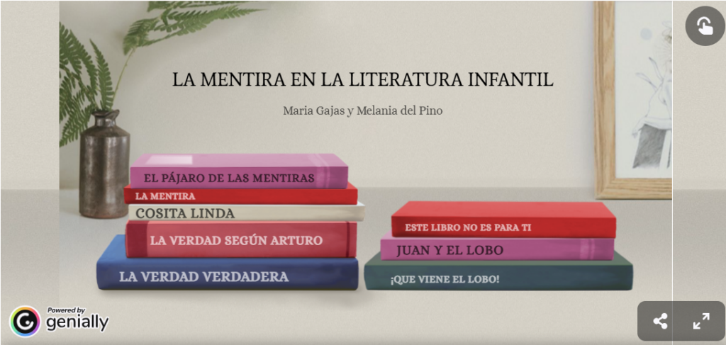 Accés al genially sobre la mentida en la  Literatura Infantil i Juvenil