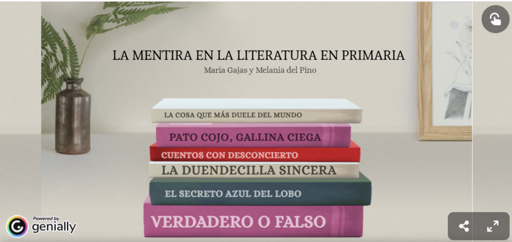 Accés al genially sobre la mentida en la Literatura Infantil i Juvenil
