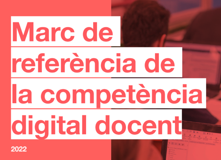 Nou marc de referència de la competència digital docent (MRCDD)