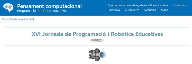 XVI Jornada de Programació i Robòtica Educatives