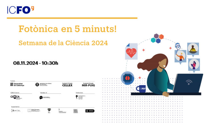 Fotònica en 5 minuts! dins de la Setmana de la Ciència ’24