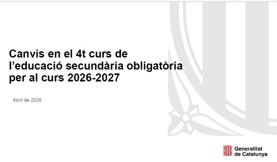 Modificacions 4t ESO