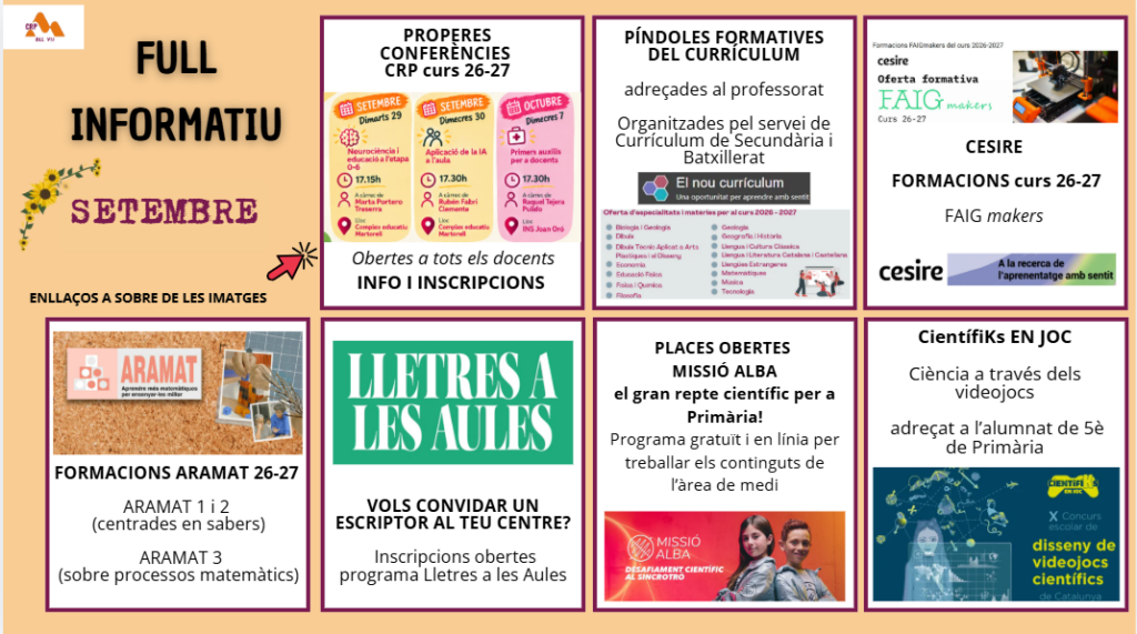 Full informatiu setembre