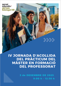 Cartell IV Jornada d'acollida del pràcticum del màster en formació del professorat