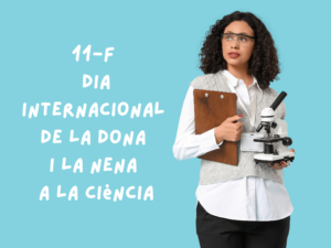 Cartell Dia Internacional de la Dona i la Nena a la Ciència