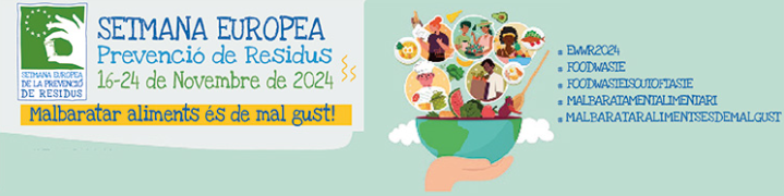Cartell de la setmana europea de prevenció de residus.