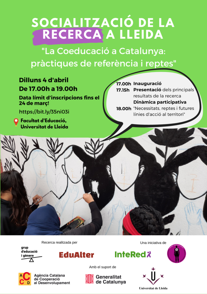 Cartell de la presentació del projecte a Lleida