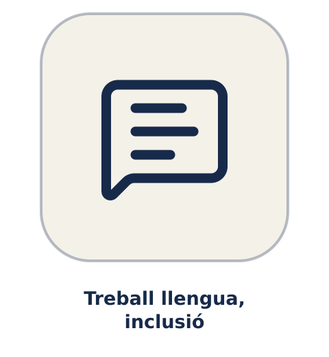 Treball llengua, inclusió