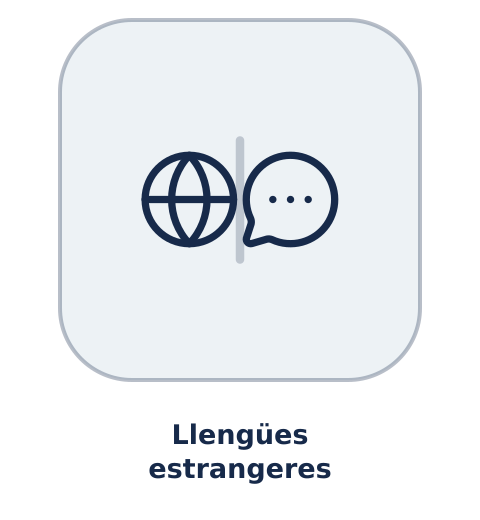 Llengües estrangeres