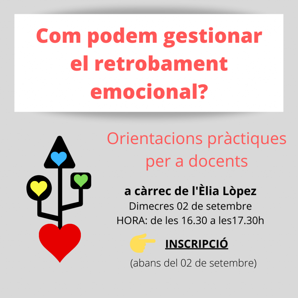 Vídeo: De l’acompanyament a la gestió emocional d’infants i joves