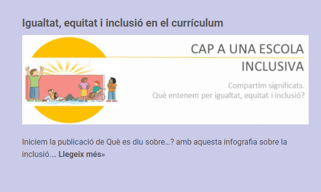 Iniciativa per difondre conclusions de recerques educatives
