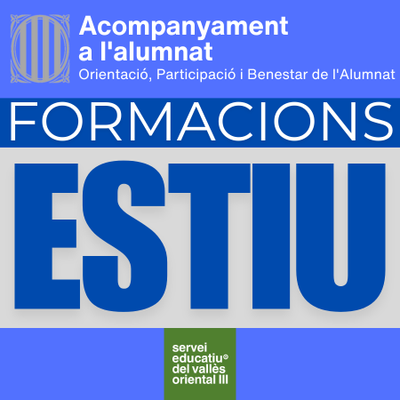 Formacions d’estiu 2025: Orientació, participació i benestar de l’alumnat