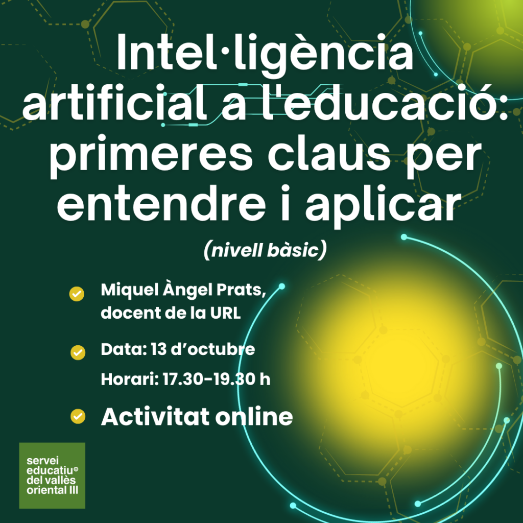 Enregistraments trobades. Intel·ligència artificial amb Miquel Àngel Prats.