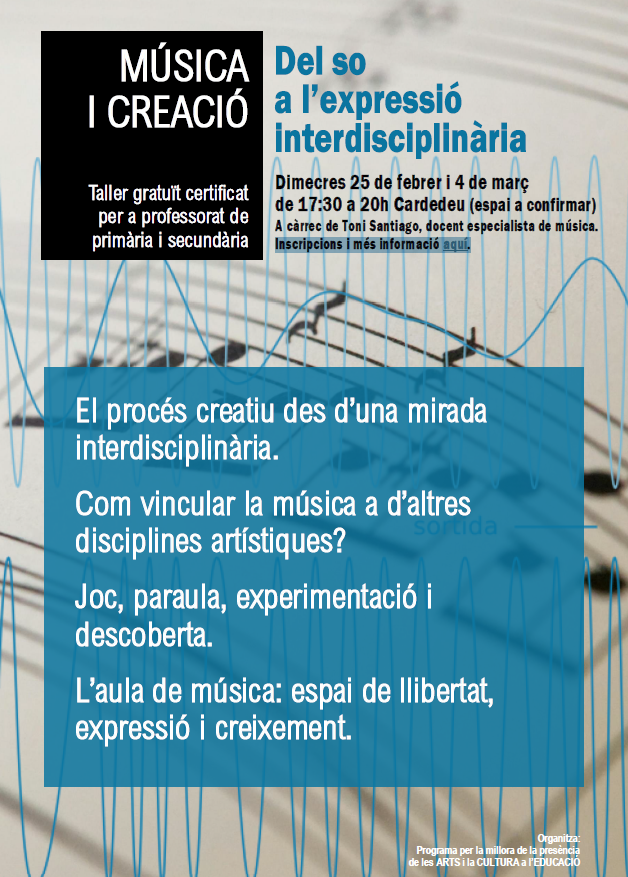 Música i creació: del so a l’expressió interdisciplinària